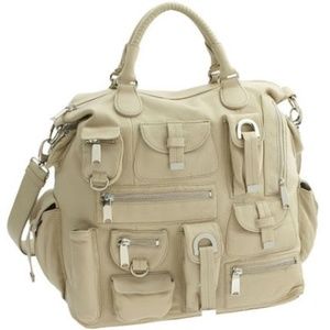 Cynthia Rowley Beige "Survivor" Pocket Satchel